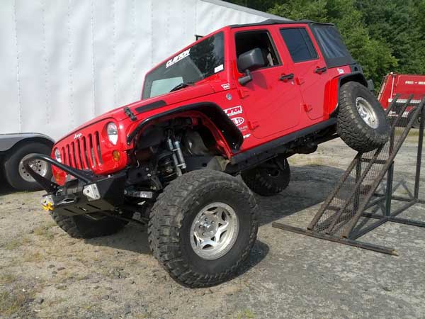 Clayton Off Road adjustable rear heim joint track bar for Jeep Wrangler JK