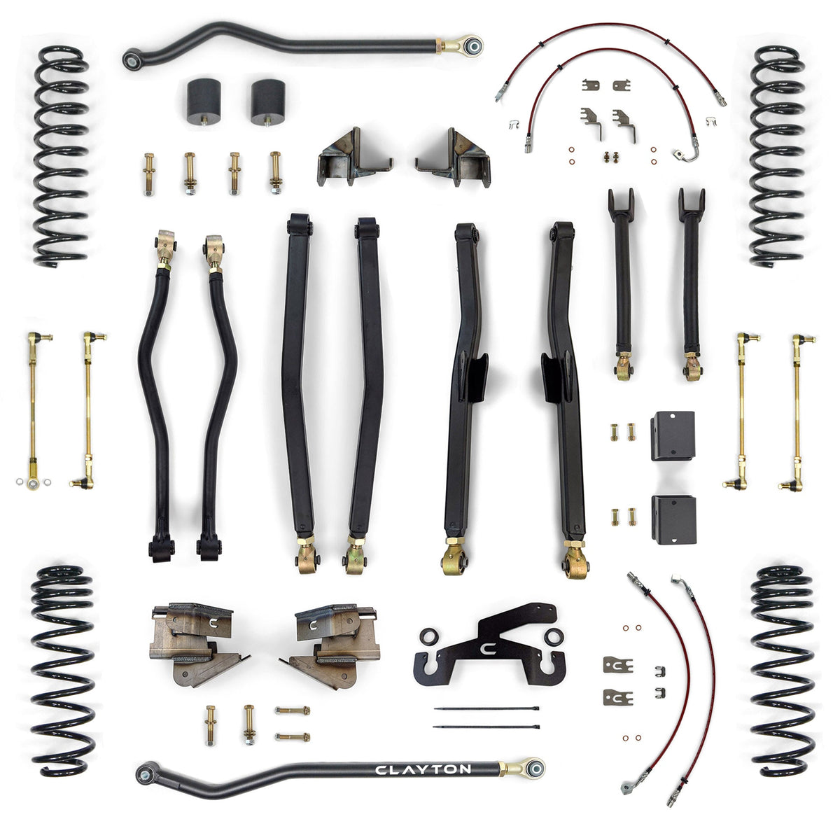 Clayton Off Road Premium 2.5-inch long arm lift kit for 2020-2023 Jeep Wrangler JL diesel