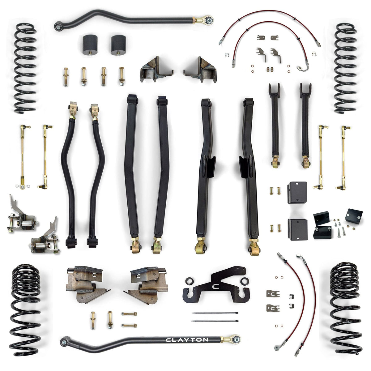Clayton Off Road Premium 4.5-inch long arm lift kit for 2020-2023 Jeep Wrangler JL diesel