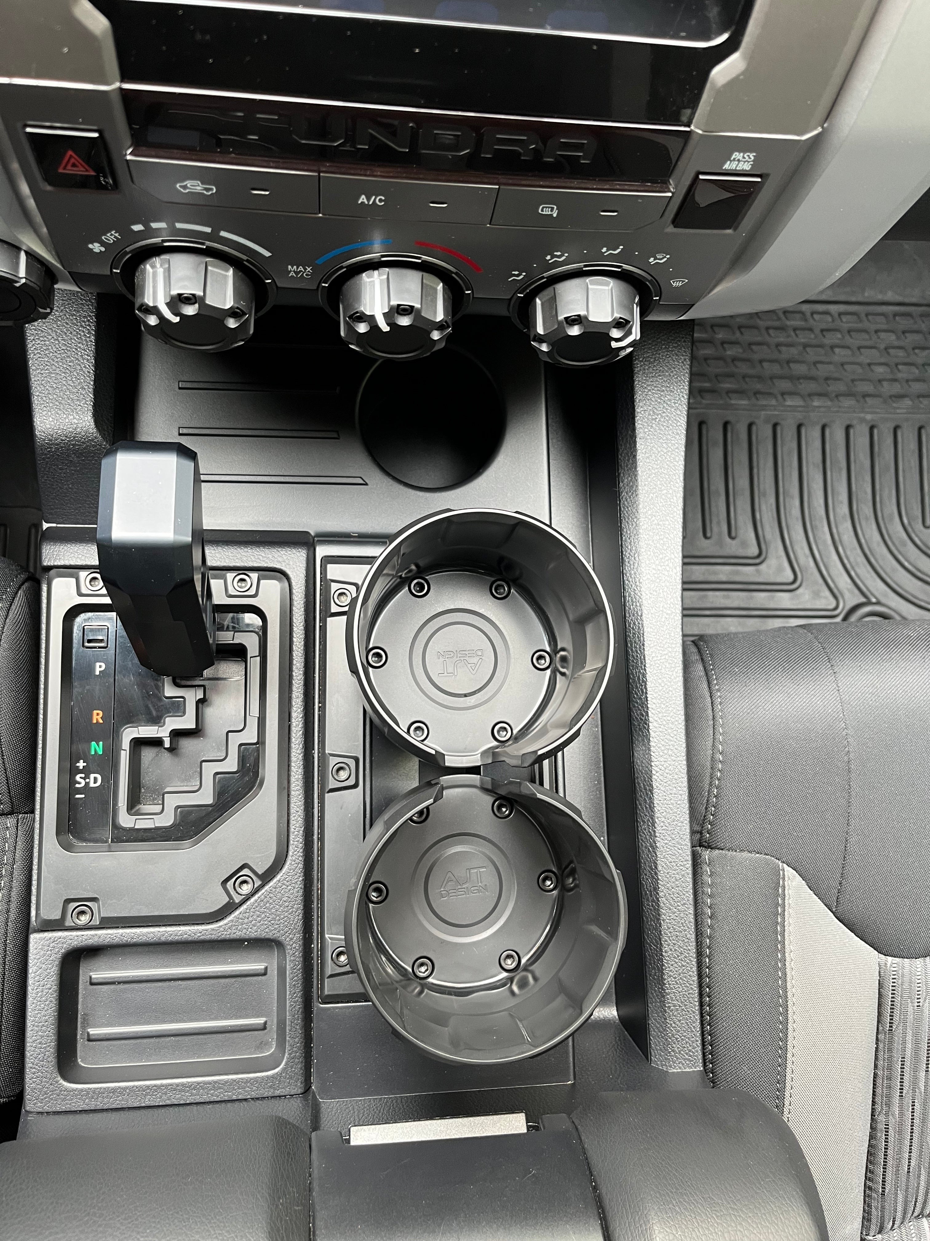 Oversize Cup Holder (2014-2021 Tundra) - Heavy Duty Center Console Upgrade for Tundra