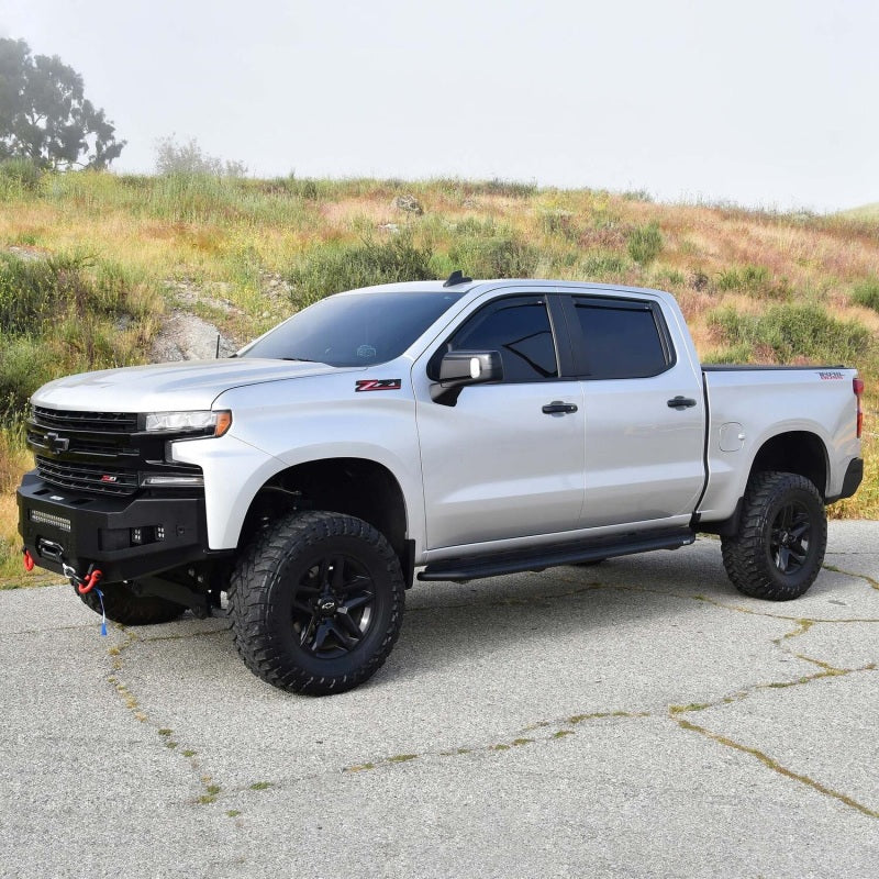 Westin Outlaw Nerf Step Bars, Crew Cab, fits Chevy Silverado 1500