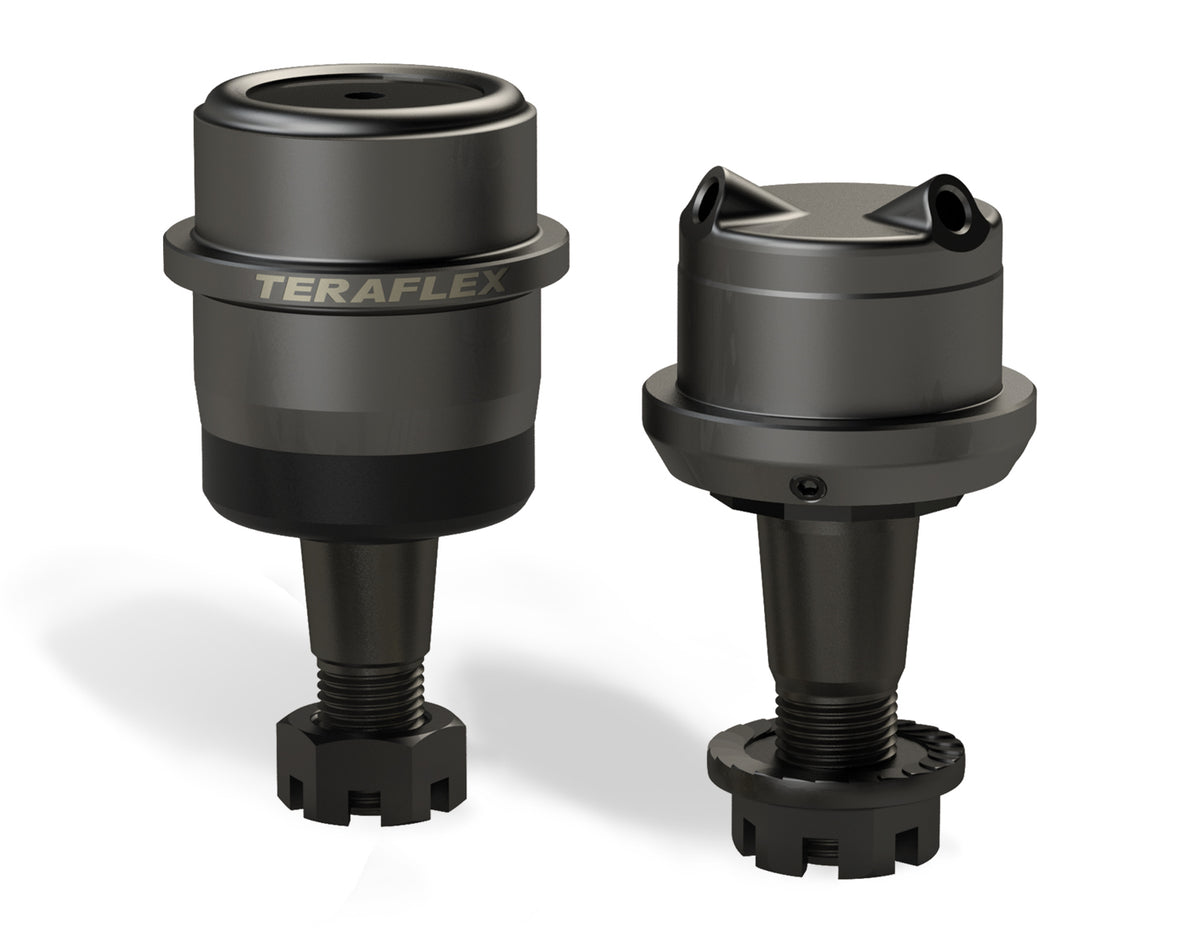 TeraFlex Dana 30/44 HD Ball Joint Kit without Knurl - Upper & Lower - Set of 2 for Jeep Wrangler JK