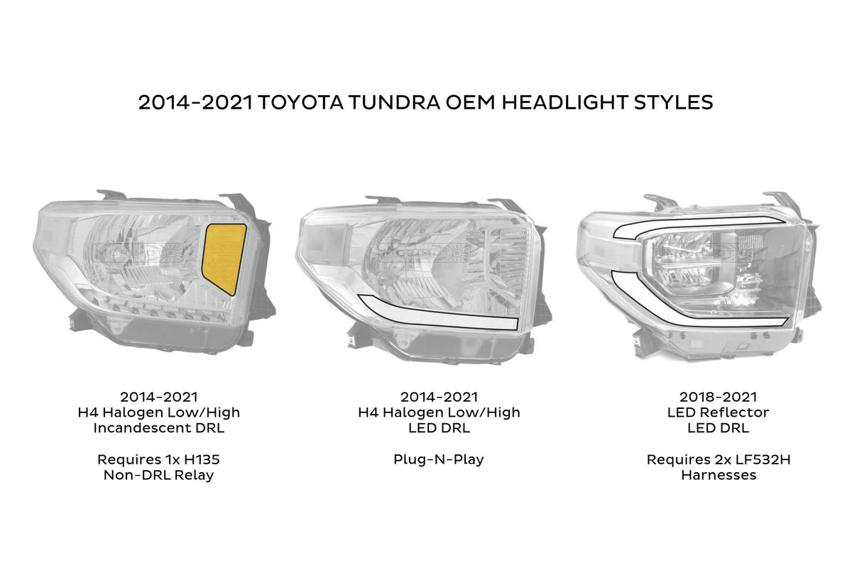 Morimoto XB Adapter: Toyota Tundra (14-20) OEM LED Harness (pc)