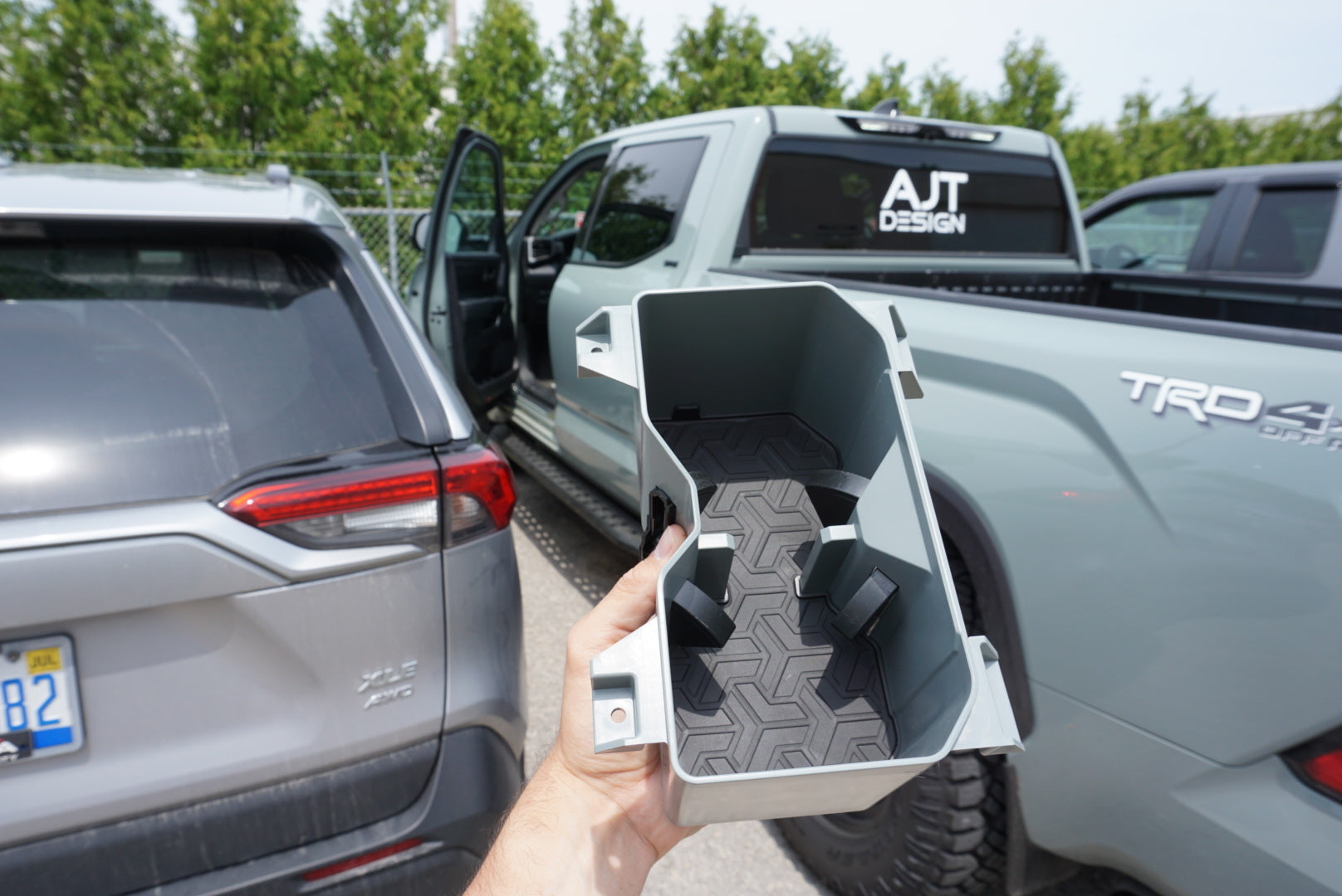 Oversize Cup Holder (2022+ Tundra) - Extra Large Universal Drink Holder Insert Accessory