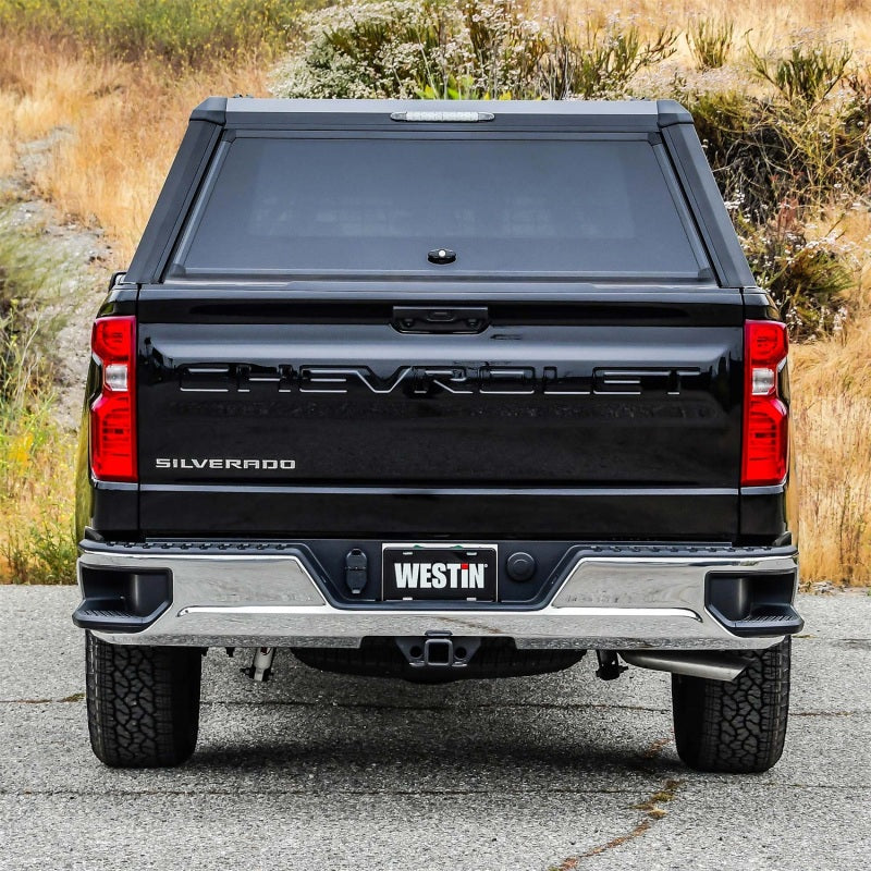 Westin EXP Truck Cap, Solid Front Glass, fits Chevy Silverado 1500