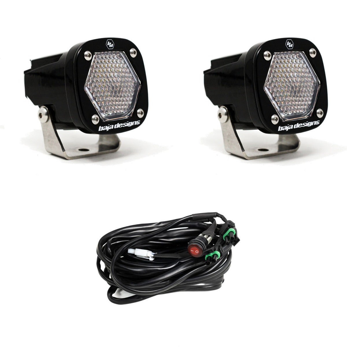 Baja Designs S1 Black LED Auxiliary Light Pod Pair