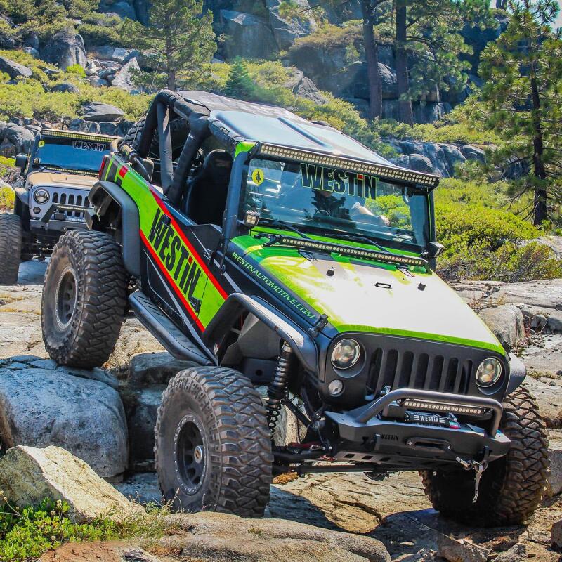 Westin Snyper Tube Fenders, Front (Pair), fits Jeep Wrangler