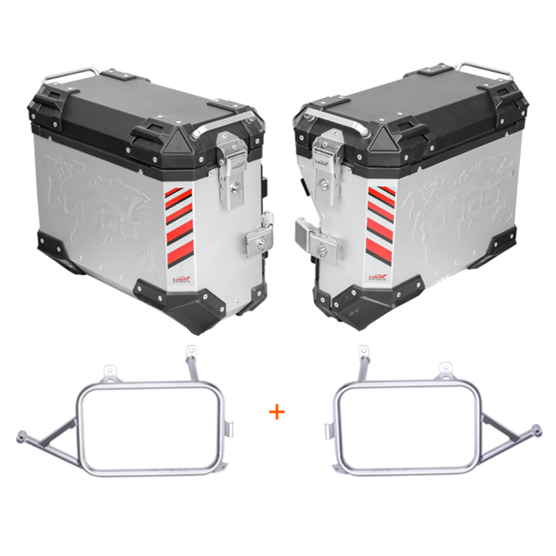 Aluminum Side Panniers, Top Case & Mounting Rack System for CFMOTO 800MT(2021-)