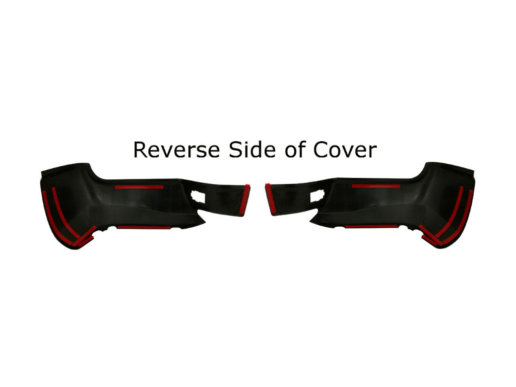 Rear Bumper Cover Set Fits 2005-2015 Toyota Tacoma