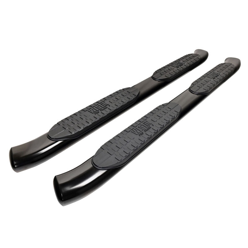 Westin PRO TRAXX 5 Oval Nerf Step Bars, Semi-Gloss Black, fits Toyota 4Runner