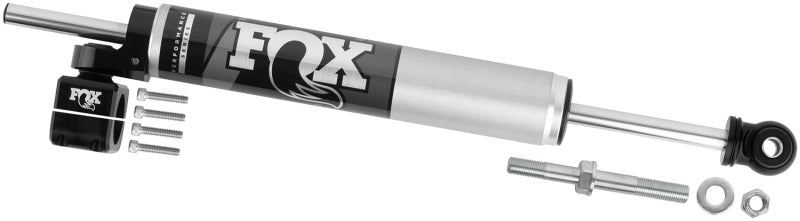 FOX 2.0 Performance Series Through-Shaft Steering Stabilizer (1-5/8 in. Tie Rod), fits Jeep Wrangler