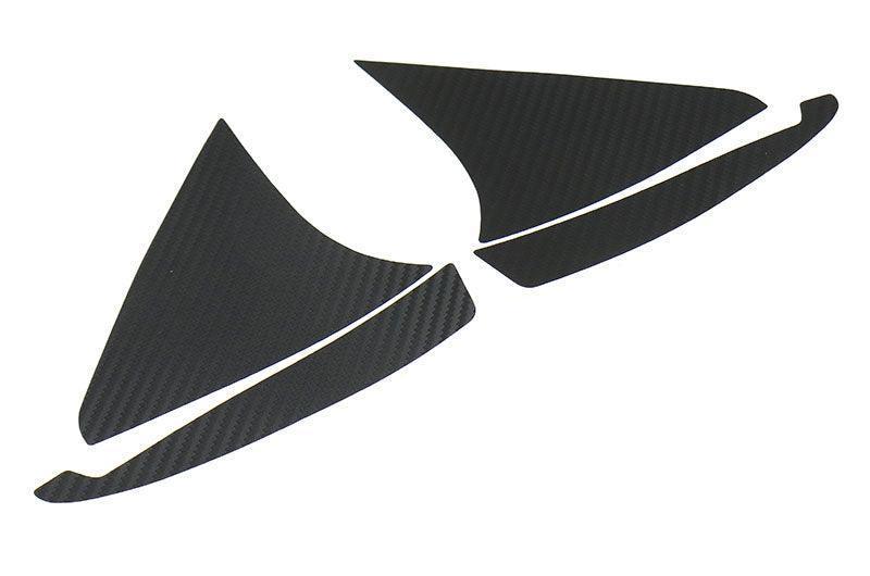 3D Carbon Inner Door Window Triangle Trim Overlays - 2020+ Supra
