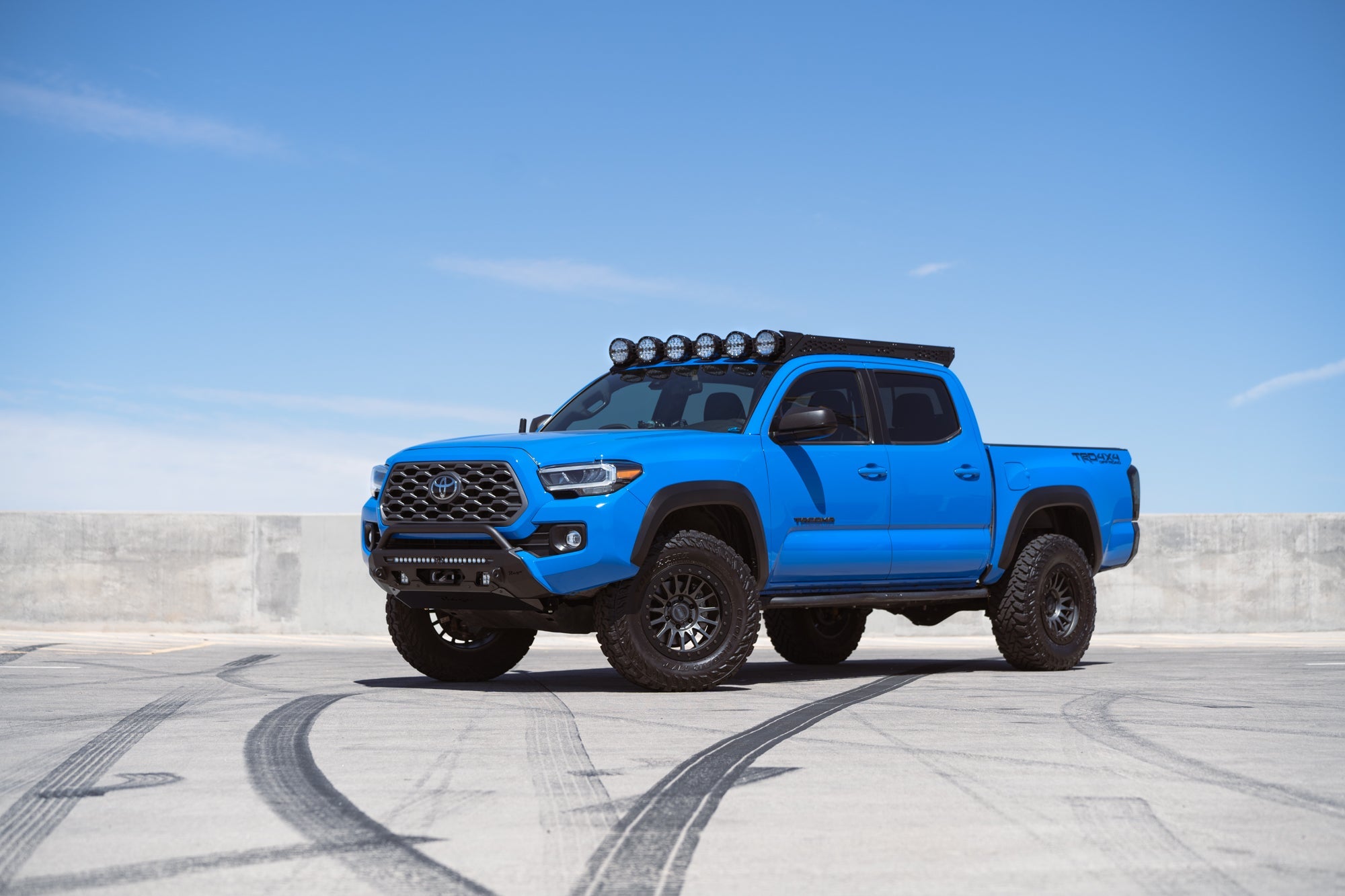 3rd-Gen-Tacoma-Center-Mount-Winch-Front-Bumper-w-Top-Hoop-1 - NVMOS