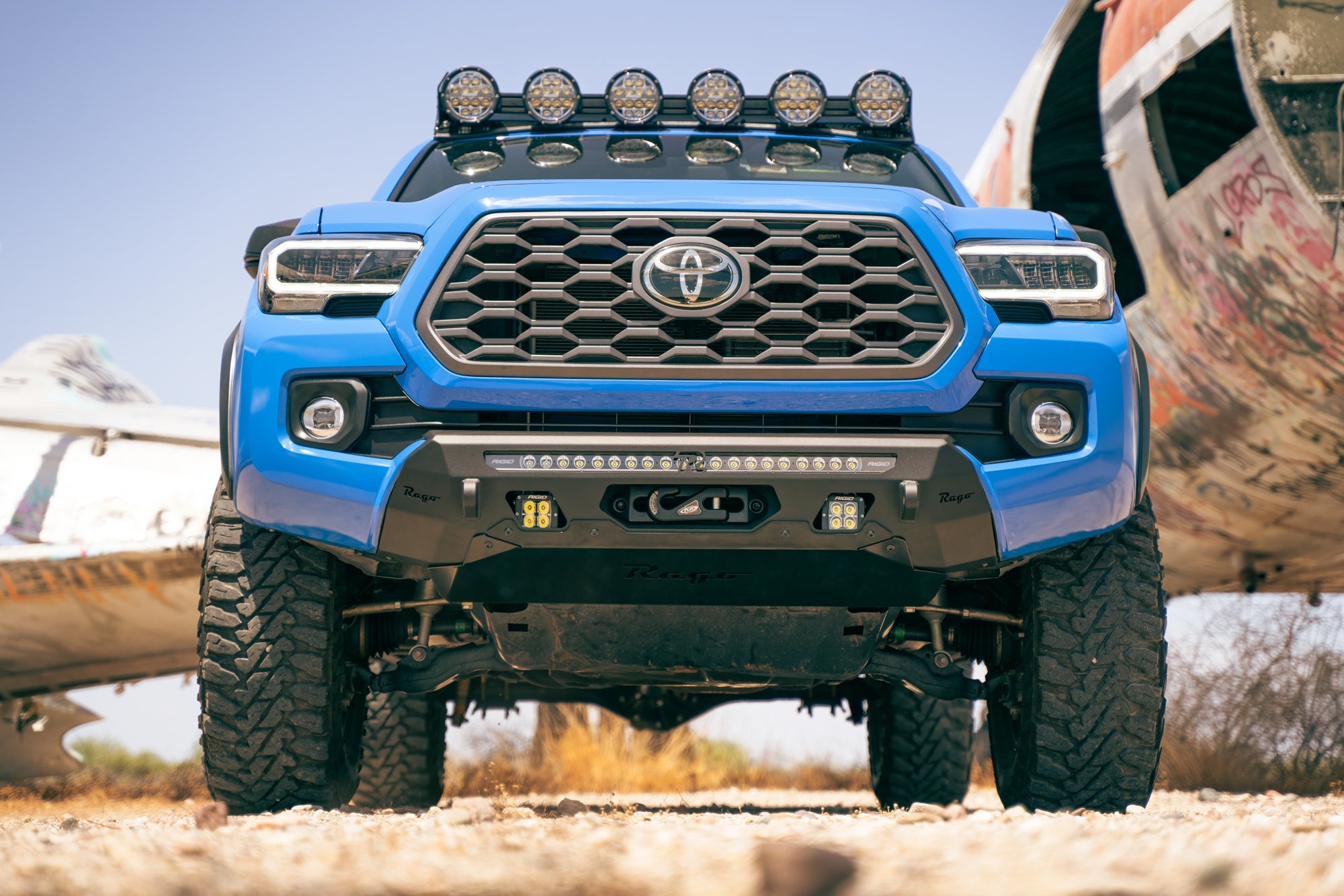 3rd-Gen-Tacoma-Skid-Plate-for-Center-Mount-Front-Bumper-Outdoor-2 - NVMOS