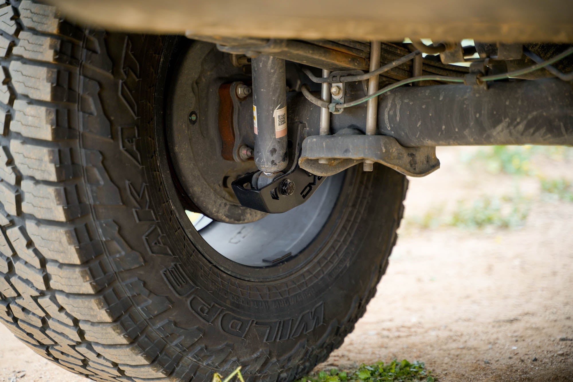 3rd-gen-Toyota-Tacoma-Rear-Shock-Skid-Plates-Installed-01 - NVMOS