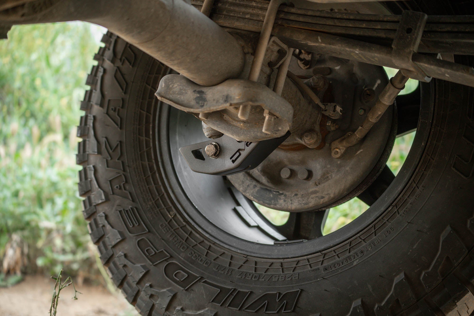 3rd-gen-Toyota-Tacoma-Rear-Shock-Skid-Plates-Installed-05 - NVMOS