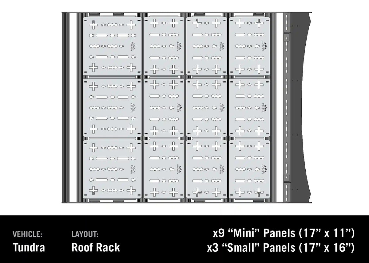 3rd-gen-toyota-tundra-driftr-roof-rack-deck-panel-layout - NVMOS
