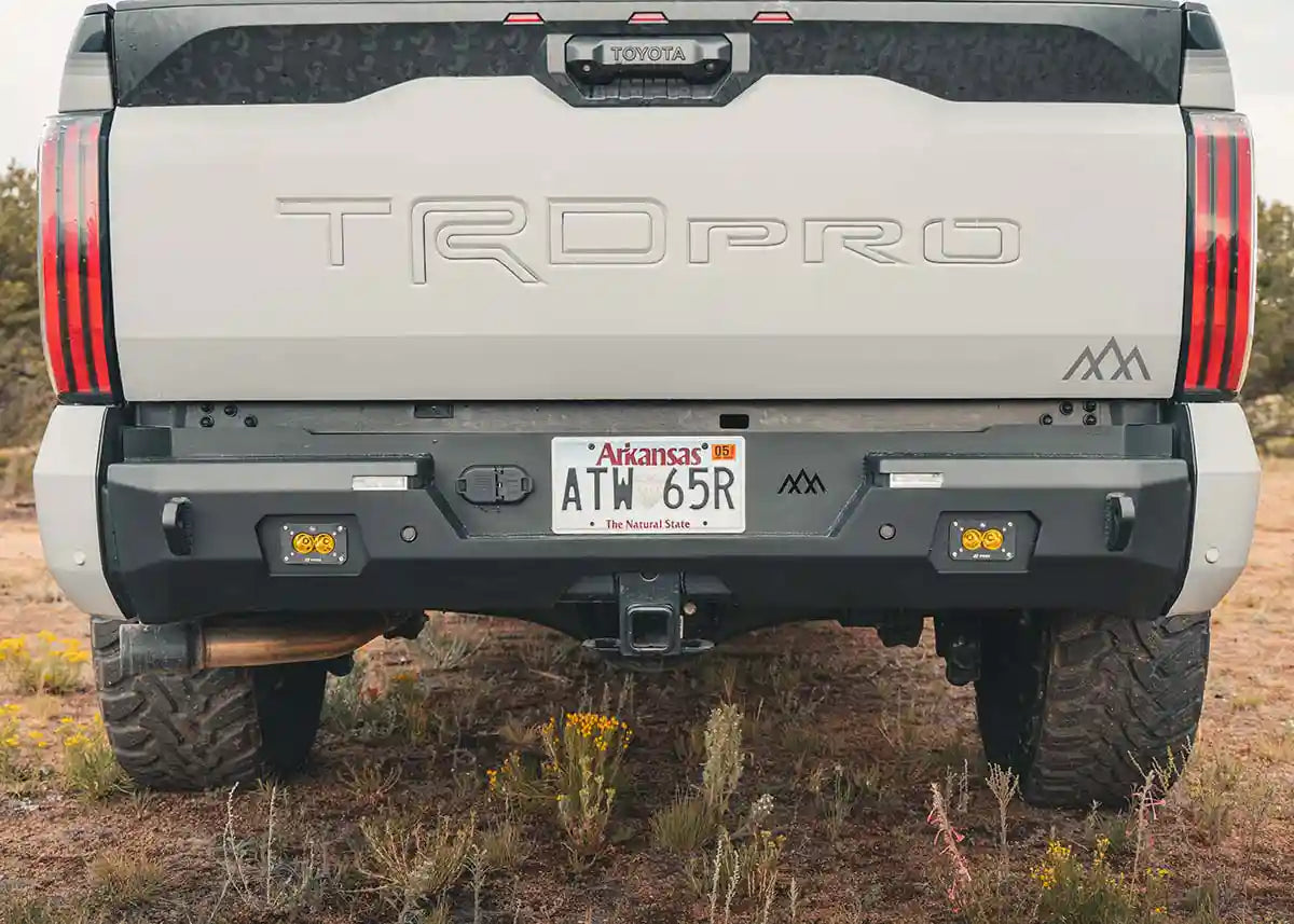 3rd-gen-toyota-tundra-off-road-rear-bumper-installed - NVMOS