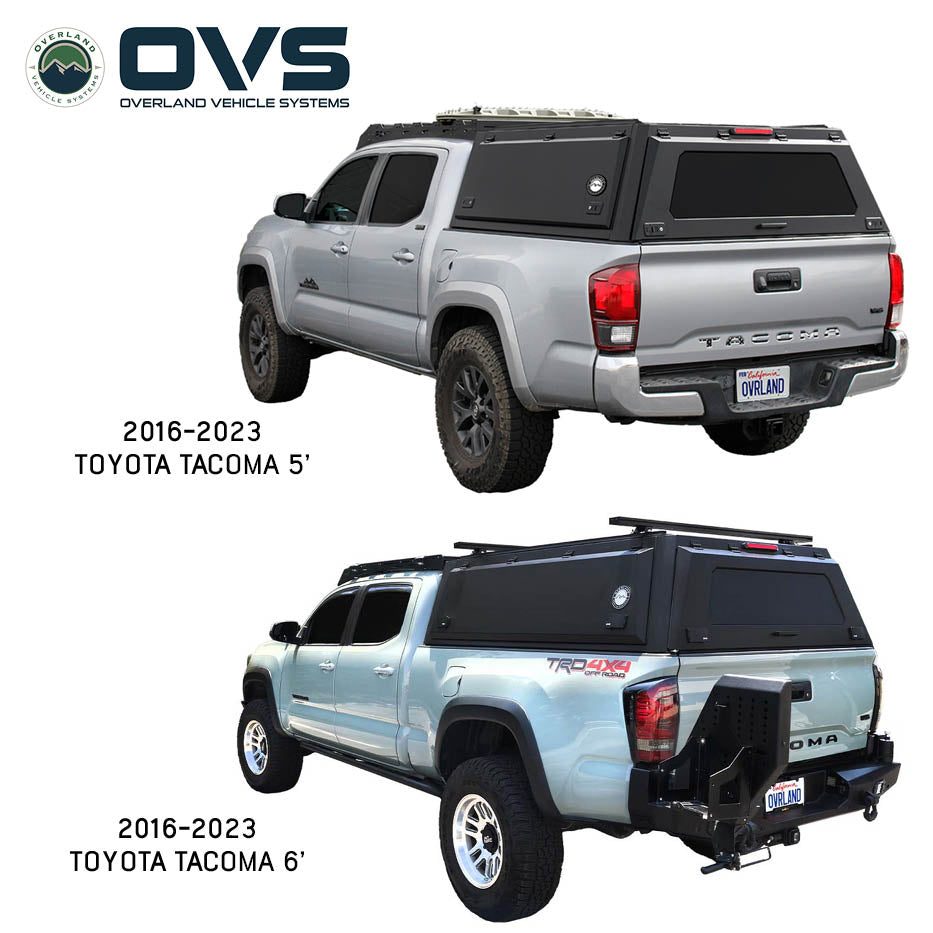 Overland Vehicle Systems Expedition PRO truck cap for 2016-2023 Toyota Tacoma - view 4