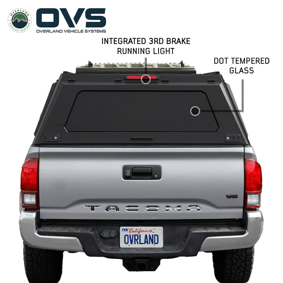 Overland Vehicle Systems Expedition PRO truck cap for 2016-2023 Toyota Tacoma - view 6