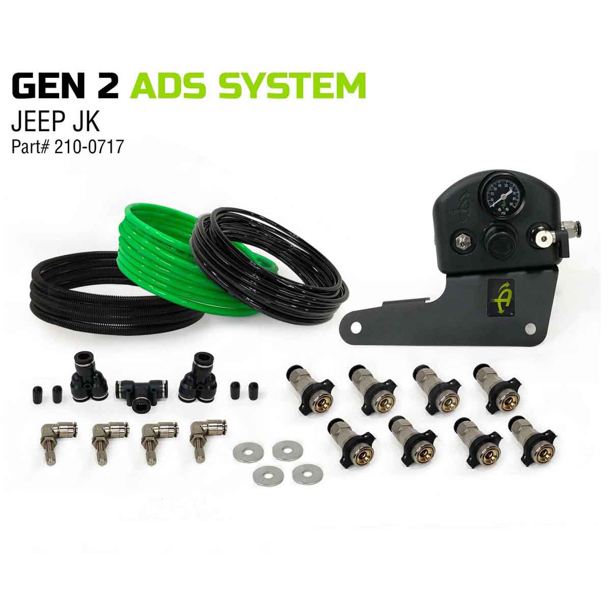 Up Down Air 4 tire inflation system for Jeep Wrangler JK and JKU - view 3