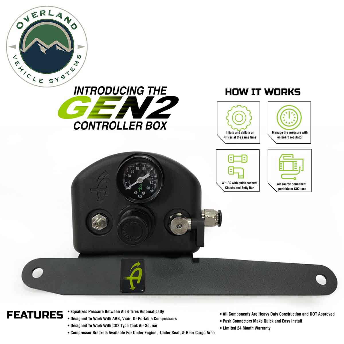 Up Down Air Gen2 4-tire inflation system for Jeep Wrangler JL and JLU - view 2