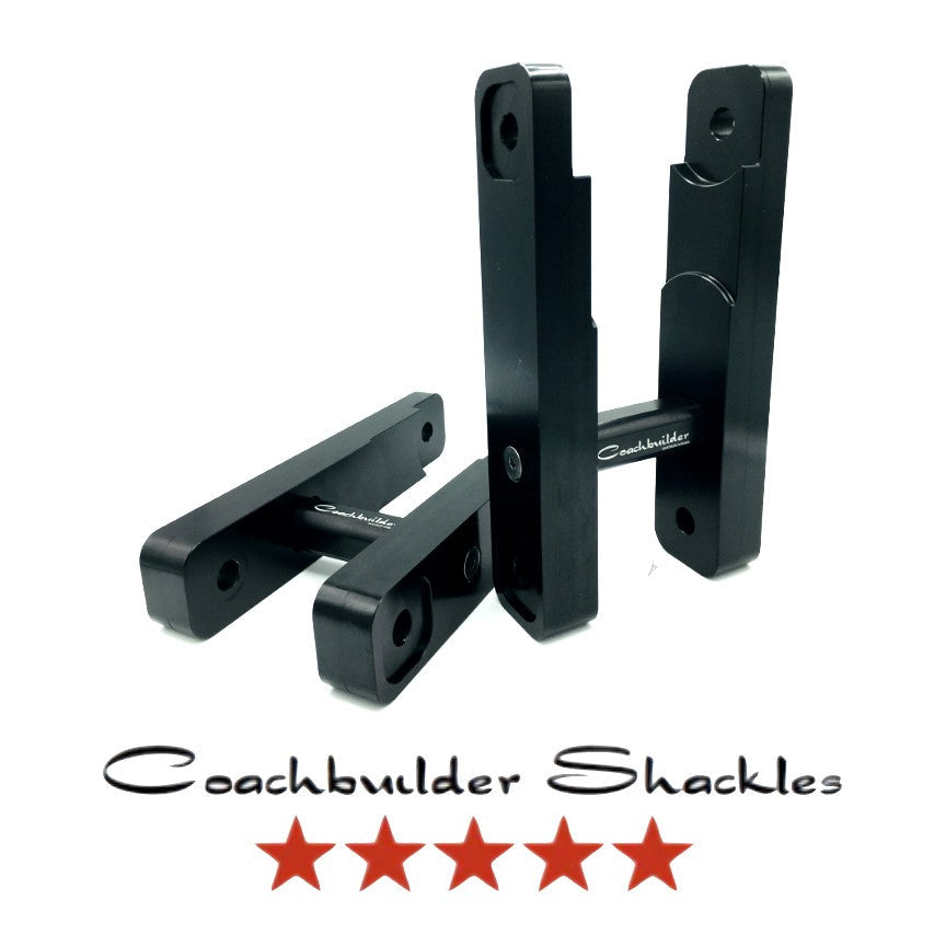 Coachbuilder +4” Shackle Kit Tundra 2007-2021 Including TRD PRO