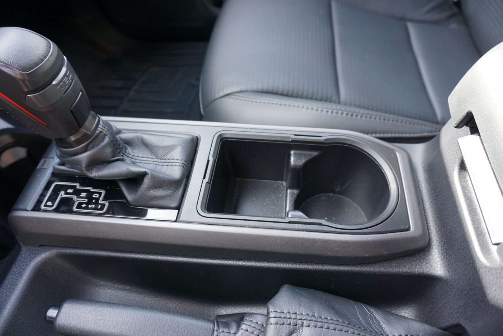 AJT DESIGN Cup Holder Ring (2016-2023 Tacoma) - BLACK - SKU 00246 - off-road overland product image