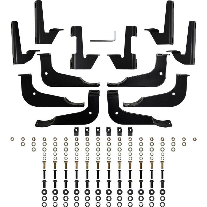 Westin PRO TRAXX 4 Oval Nerf Step Bars, Cab Length, fits Jeep Gladiator
