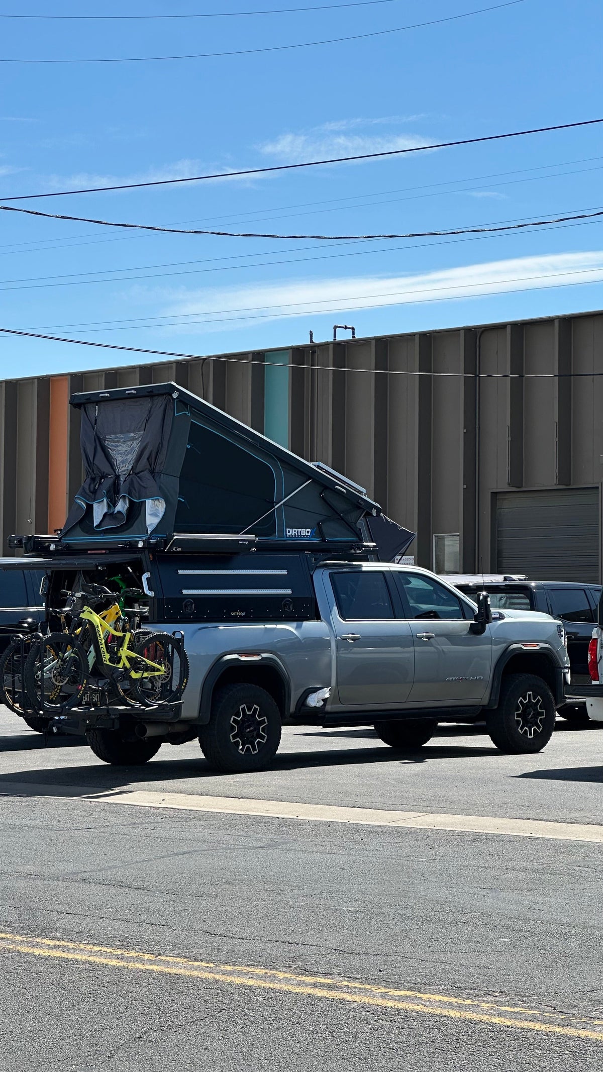 Dirtbox hard shell overland shower awning with changing room, universal fit