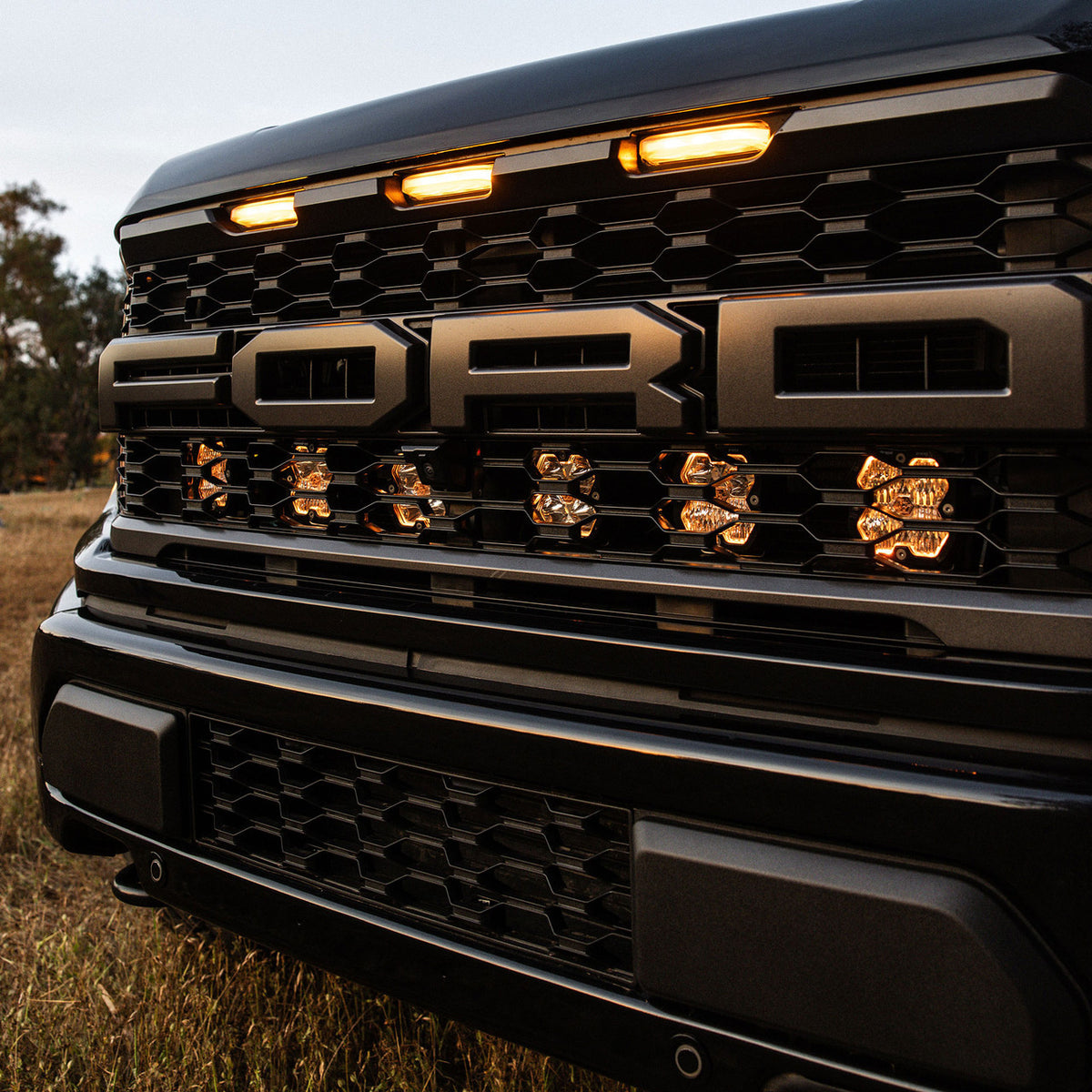 Baja Designs Squadron 2.0 Pro Behind-the-Grille Light Kit - Ford 2021-26 F-150 Raptor, 2024-26 F-150 Raptor 37/R