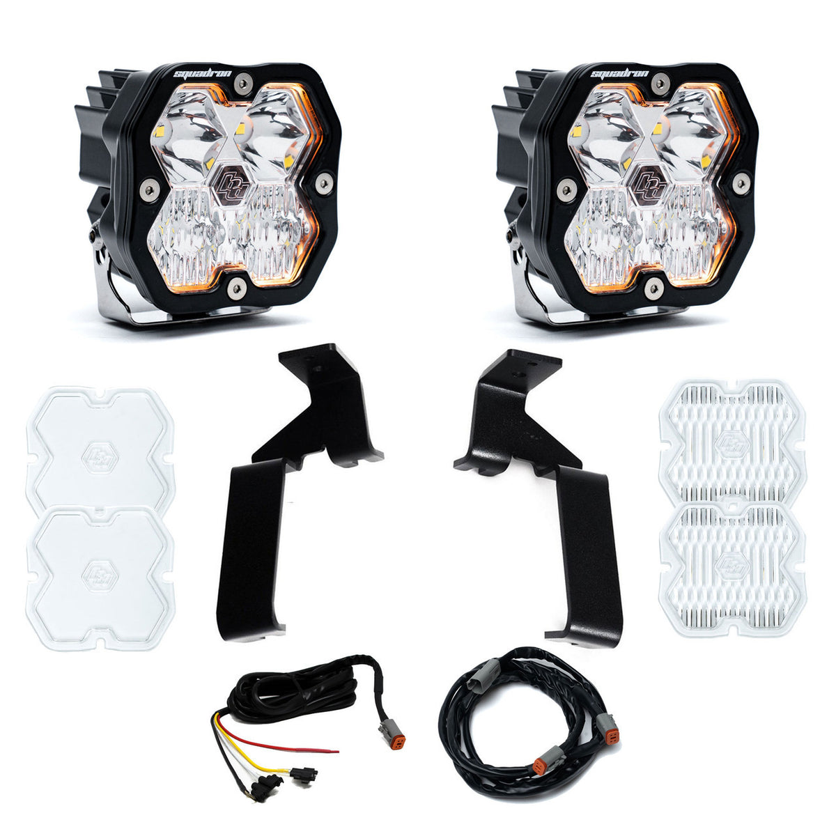 Baja Designs Squadron 2.0 Sport A-Pillar Light Kit - Ford 2021-26 F-150 Raptor, 2024-26 F-150 Raptor 37/R