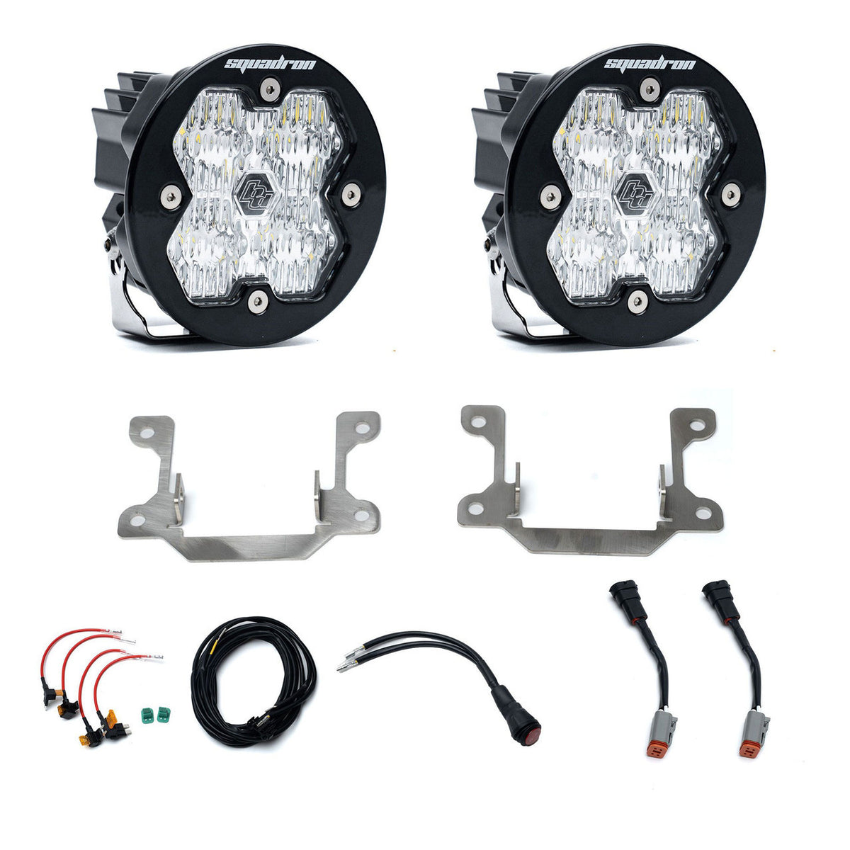 Baja Designs Squadron 2.0 Sport Fog Pocket Light Kit - RAM 2019-25 2500/3500; Note: Big Horn