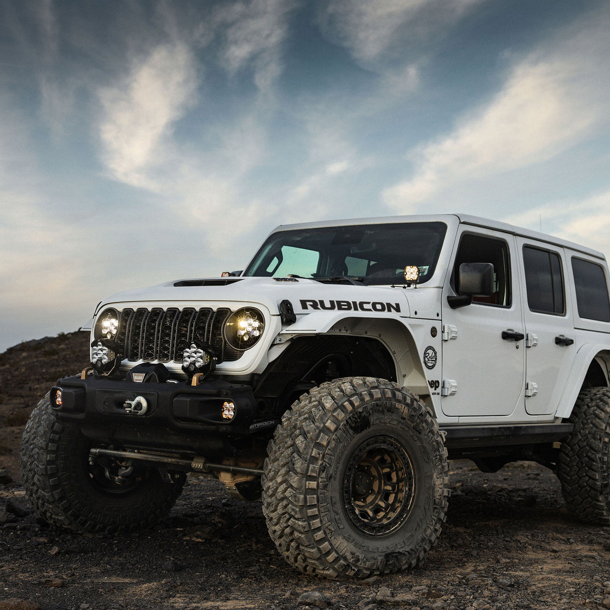 Baja Designs Squadron 2.0 Pro A-Pillar Light Kit - Jeep 2018-26 Wrangler JL; 2020-26 Gladiator JT