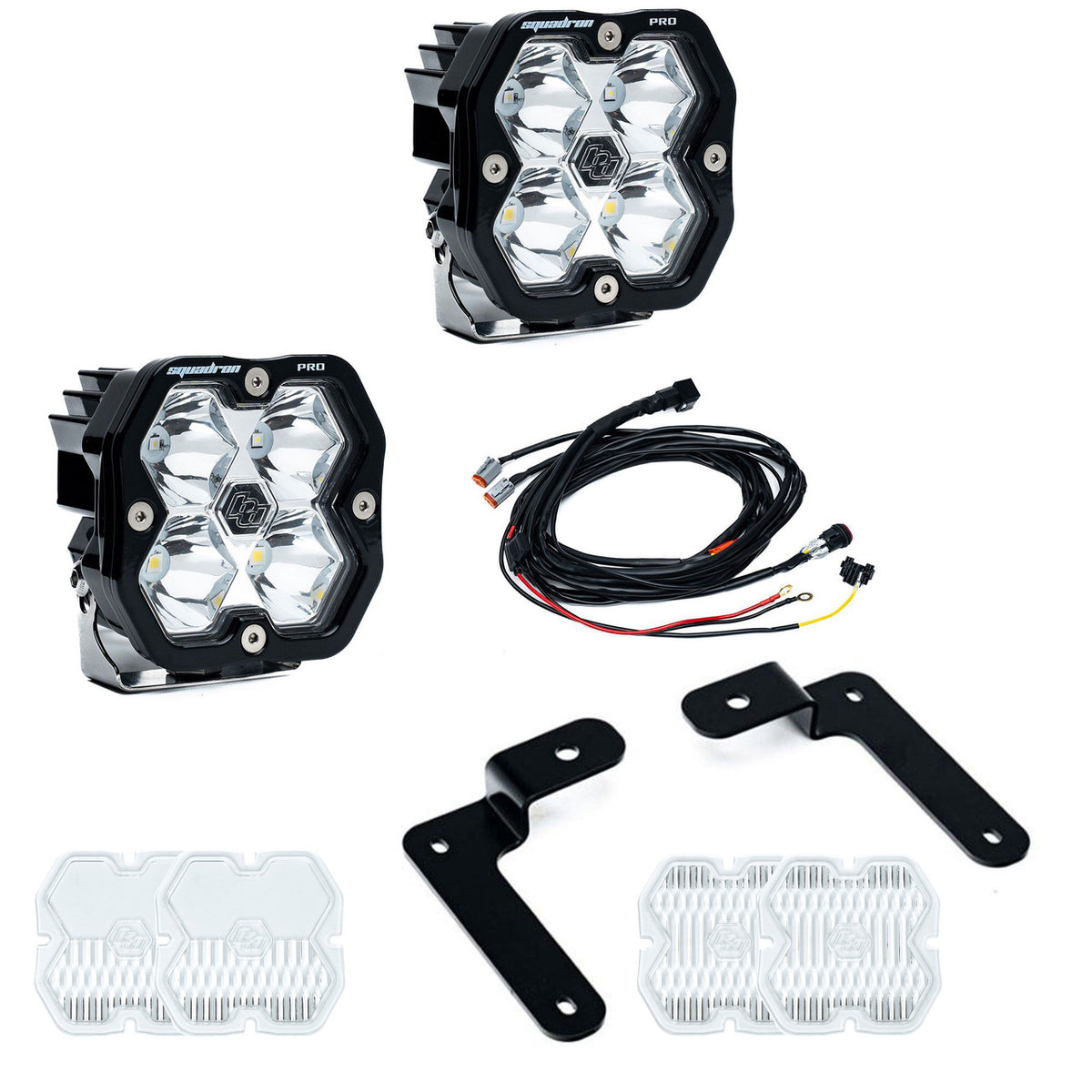 Baja Designs Squadron 2.0 Pro A-Pillar Light Kit - Jeep 2018-26 Wrangler JL; 2020-26 Gladiator JT