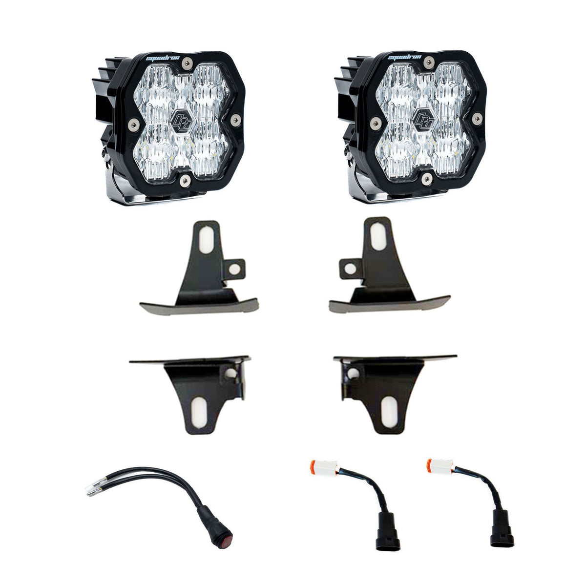 Baja Designs Squadron 2.0 Sport Fog Pocket Light Kit - Ford 2015-20 F-150; 2017-22 F-250/350 Super Duty