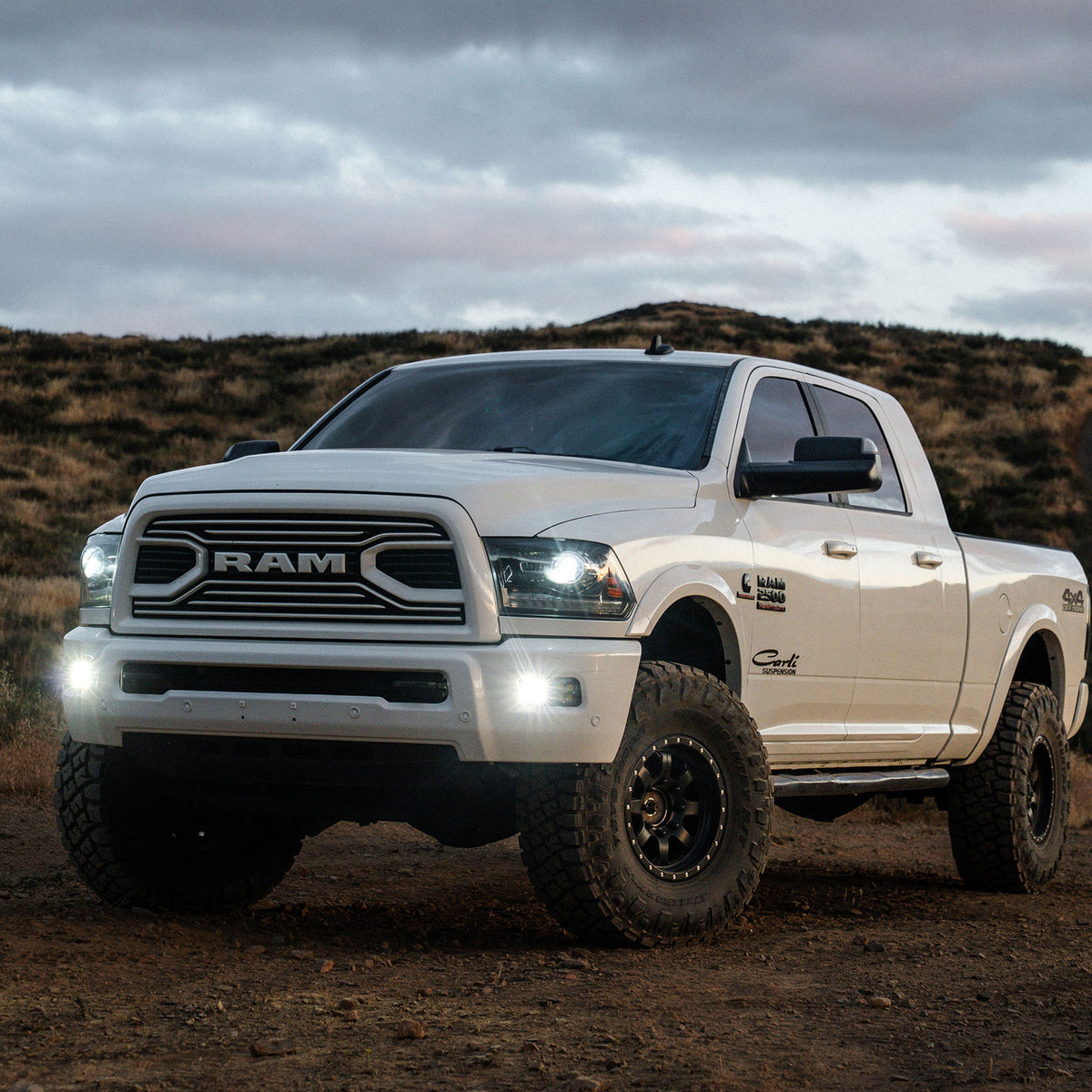 Baja Designs Squadron 2.0 Sport/Squadron SAE Dual Fog Pocket Light Kit - RAM 2009-12 1500; 2010-18 2500/3500