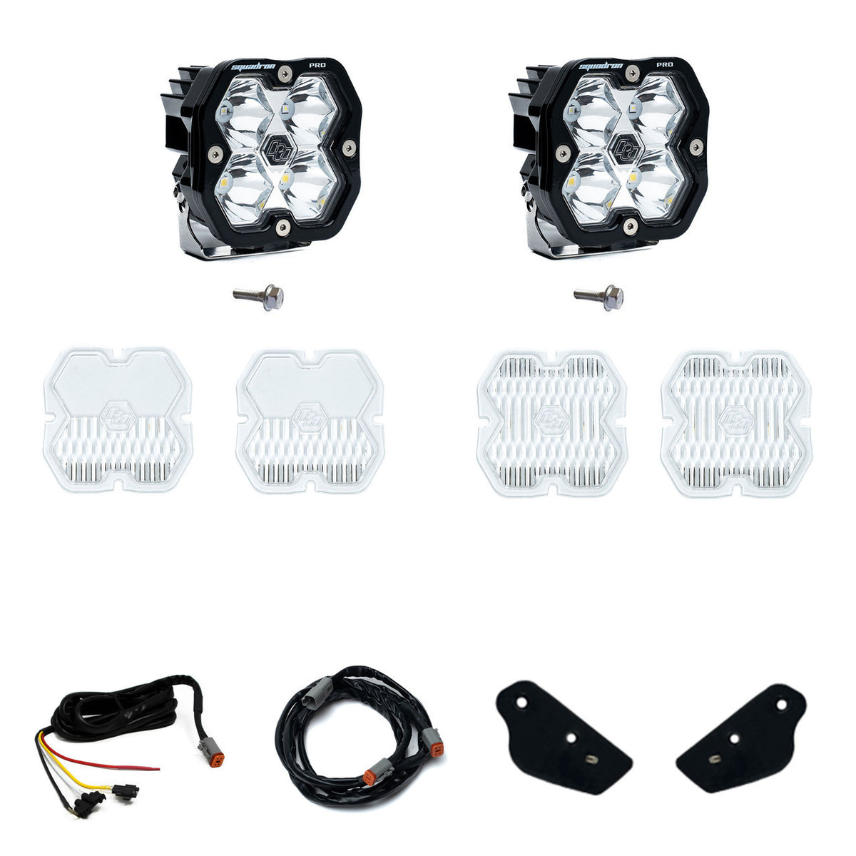 Baja Designs Squadron 2.0 Pro A-Pillar Light Kit - Ford 2021-26 Bronco; 2022-24 Bronco Raptor