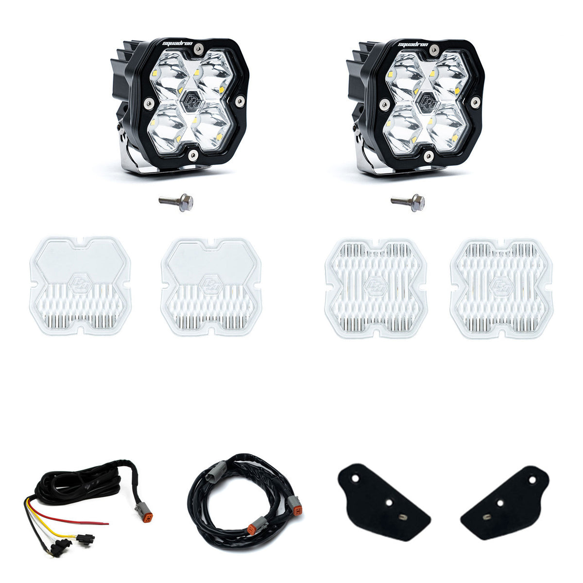 Baja Designs Squadron 2.0 Sport A-Pillar Light Kit - Ford 2021-26 Bronco; 2022-24 Bronco Raptor