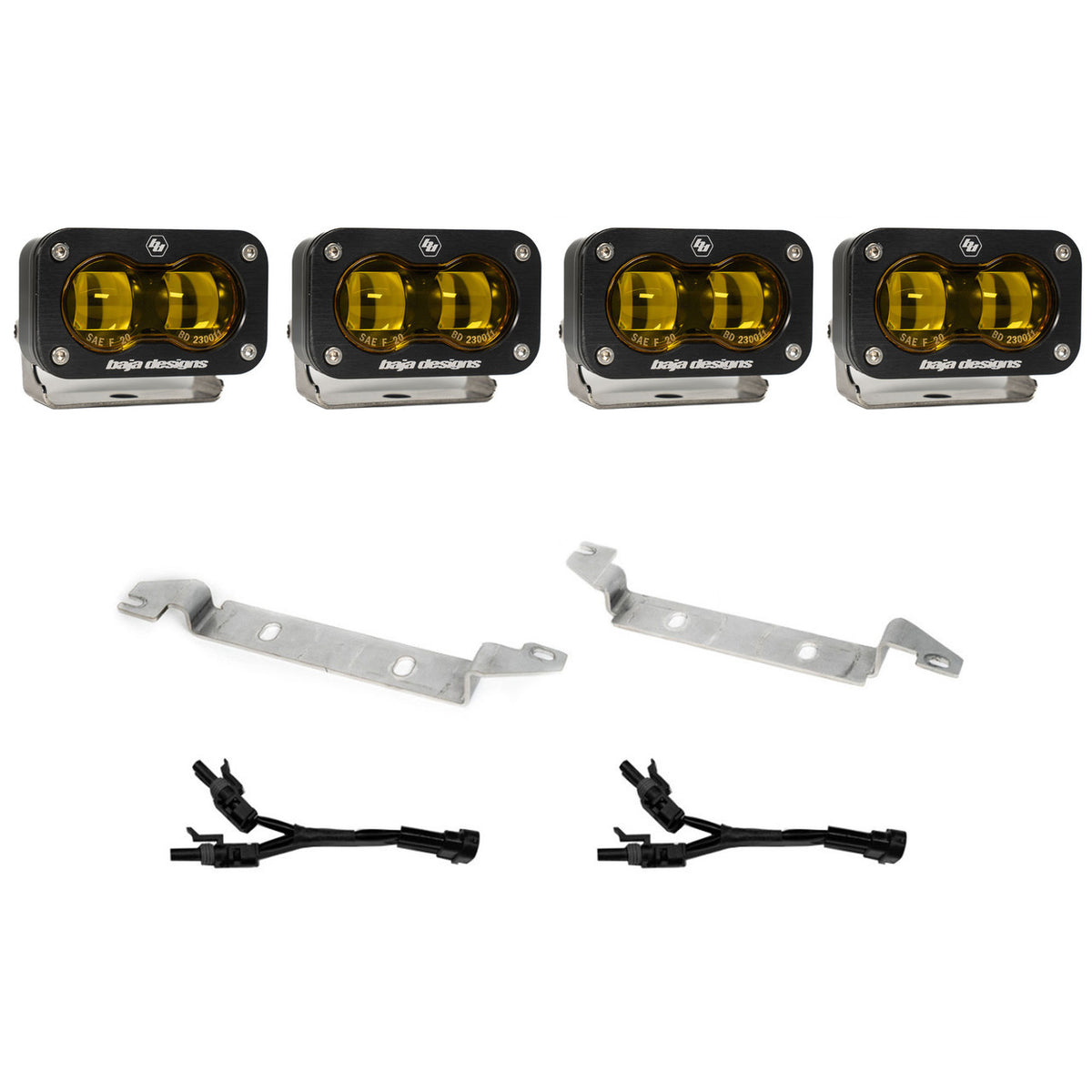 Baja Designs S2 SAE OEM Fog Light Replacement Kit - 2025-2026 Toyota 4Runner, Non-TRD Pro