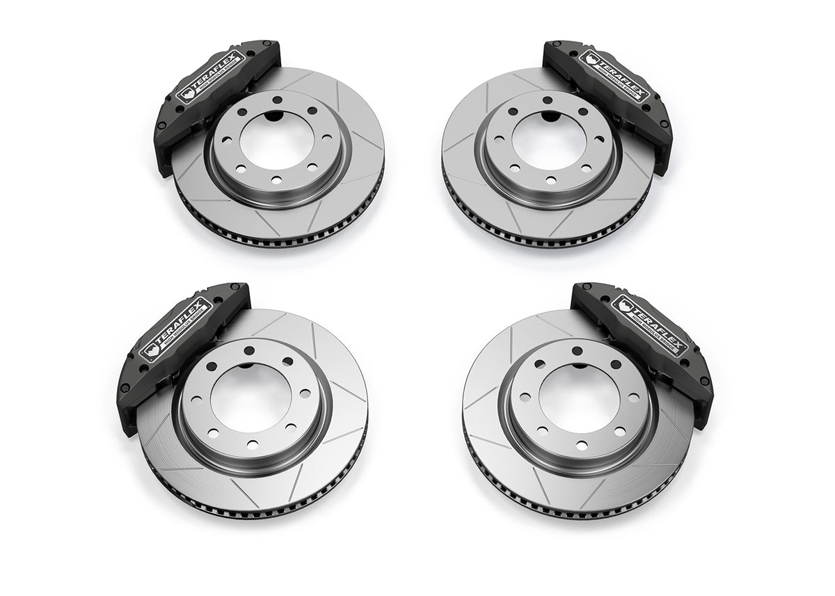 TeraFlex Delta Brake System - Front & Rear (8x6.5")