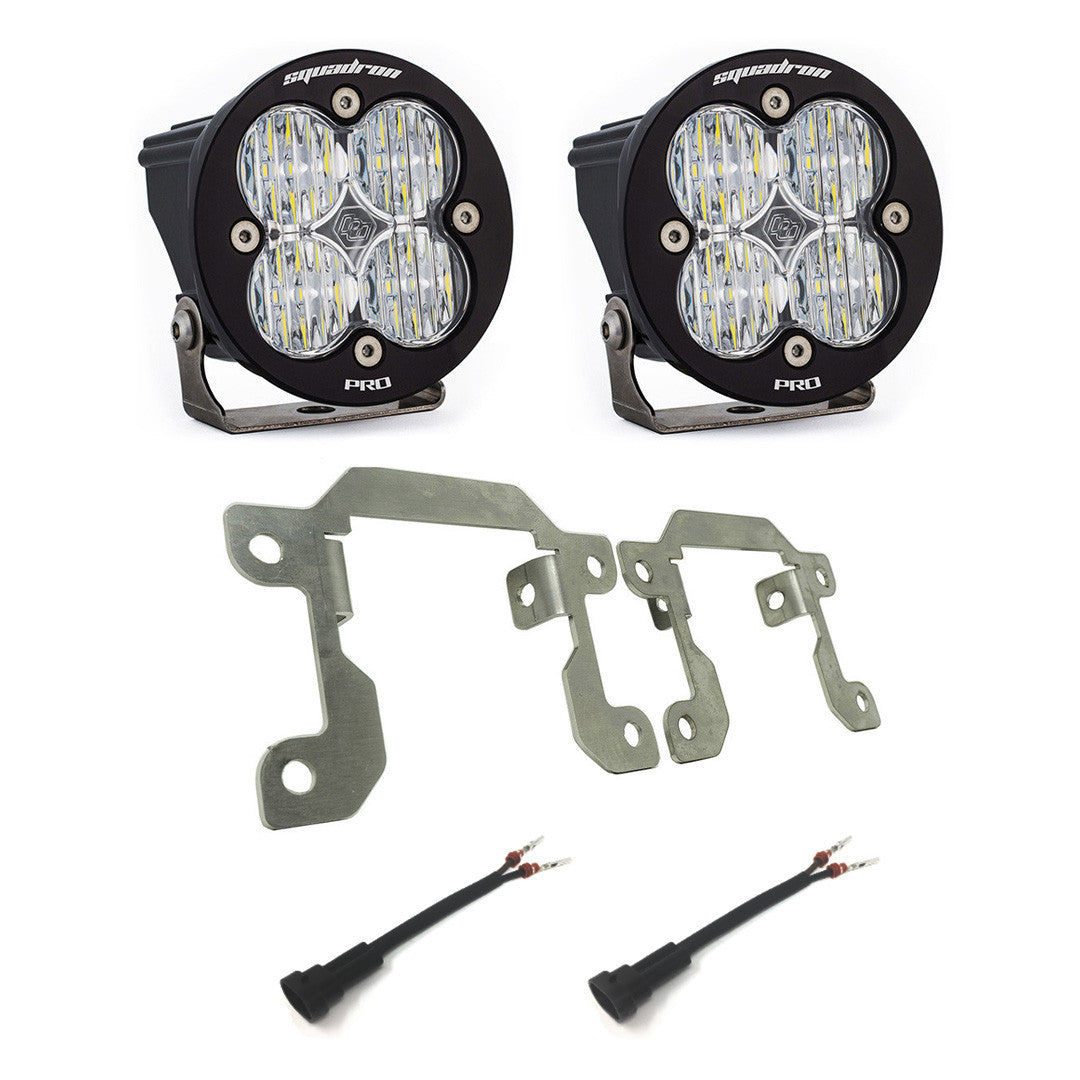 Baja Designs Ford Squadron Pro Fog Pocket Light Kit - Ford 2019-2023 Ranger; 2021-2025 Bronco NOTE: w/ OE Plastic Bumper