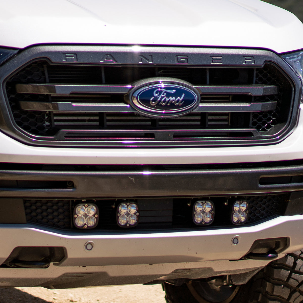 Baja Designs Ford Squadron Sport Grille Light Kit - Ford 2019-2023 Ranger