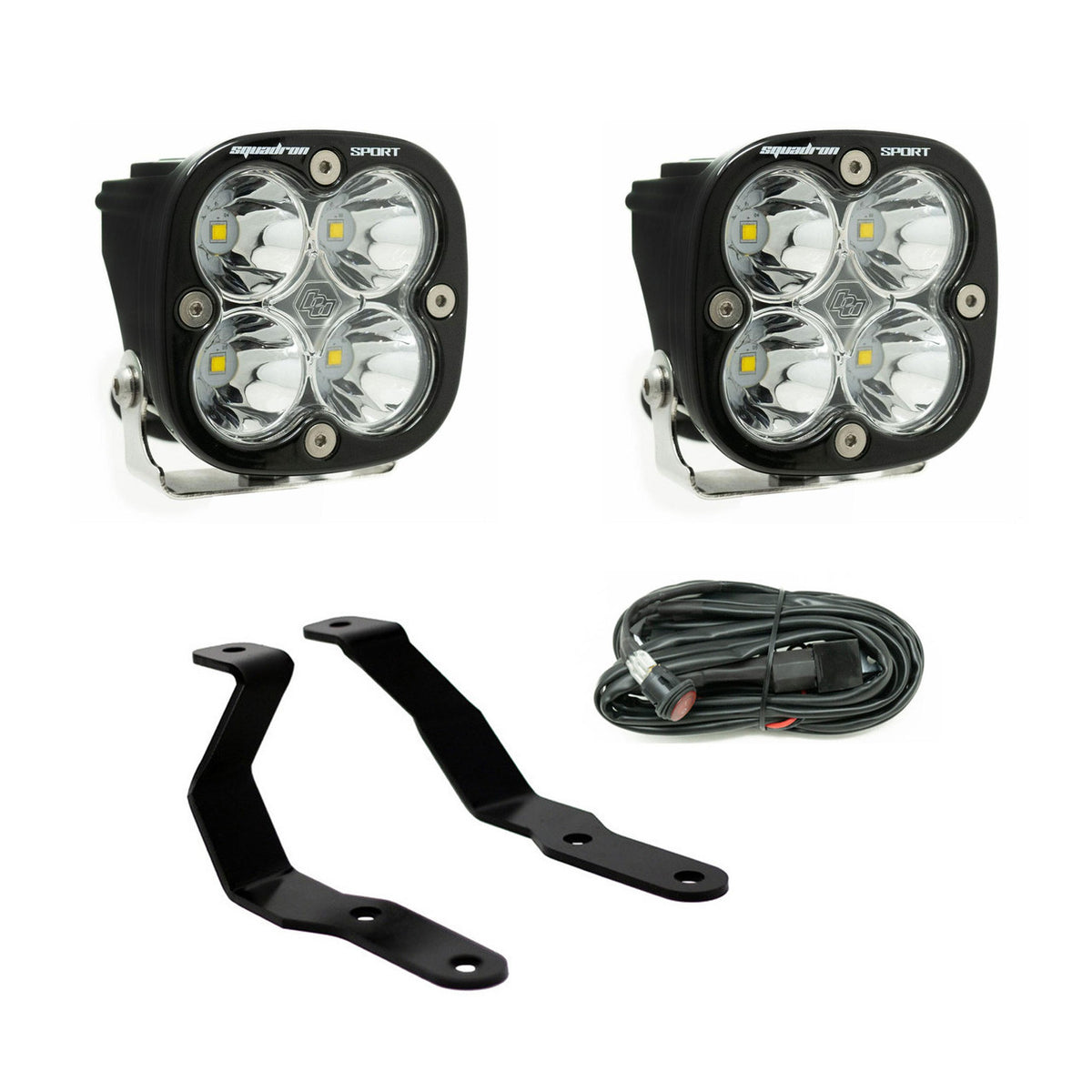 Baja Designs Ford Squadron Sport A-Pillar Light Kit - Ford 2019-2023 Ranger