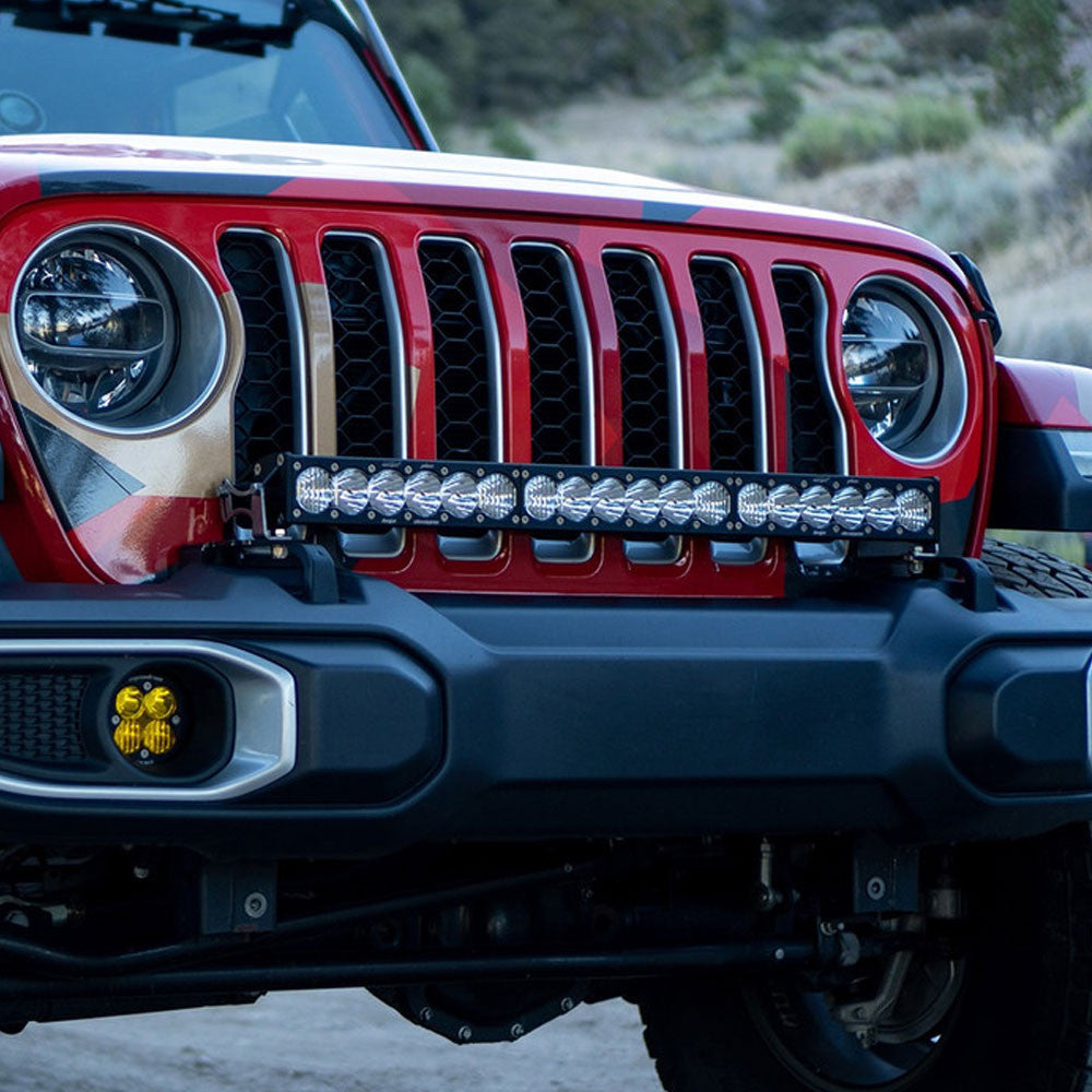 Baja Designs Jeep JL/JT OnX6+ 30 Inch Bumper Light Kit - Jeep 2020-2026 Gladiator; 2018-2026 Wrangler JL; NOTE: w/ OE Plastic Bumper