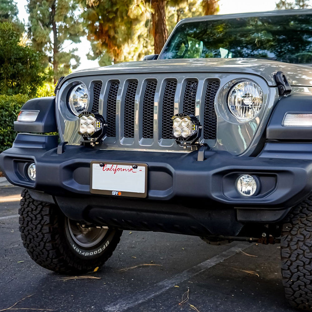 Baja Designs Jeep JL/JT LP4 Pro Bumper Light Kit - Jeep 2020-2026 Gladiator; 2018-2026 Wrangler JL; NOTE: w/ OE Plastic Bumper