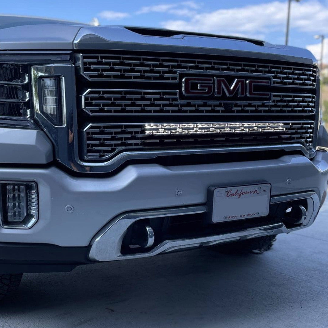 Baja Designs GMC S8 30-Inch Behind the Grille Light Bar Kit - GMC 2020-23 Sierra 2500HD/3500HD