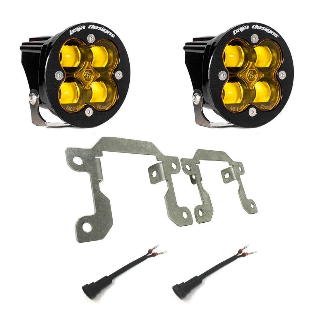 Baja Designs Ford Squadron SAE Fog Pocket Light Kit - Ford 2019-2023 Ranger; 2021-2025 Bronco NOTE: w/ OE Plastic Bumper