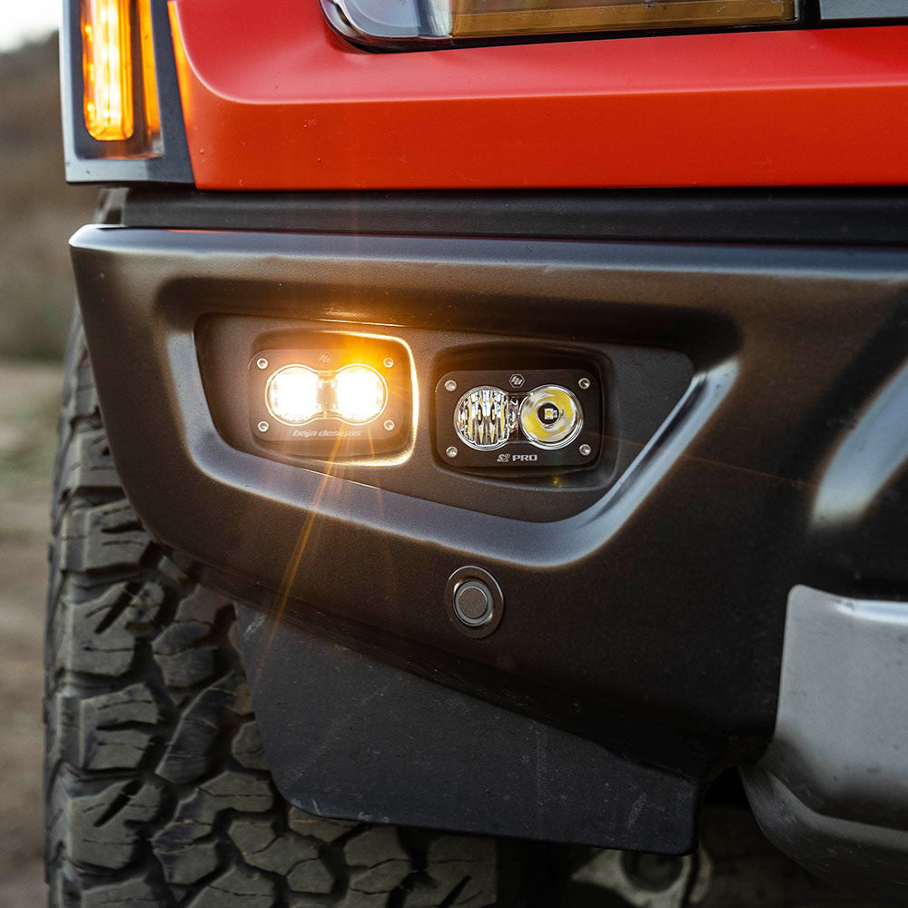 Baja Designs S2 SAE/S2 Pro Fog Pocket Kit - Ford 2021-2026 F-150 Raptor; 2023-2026 Bronco Raptor, 2024-2026 F-150 Raptor 37/R