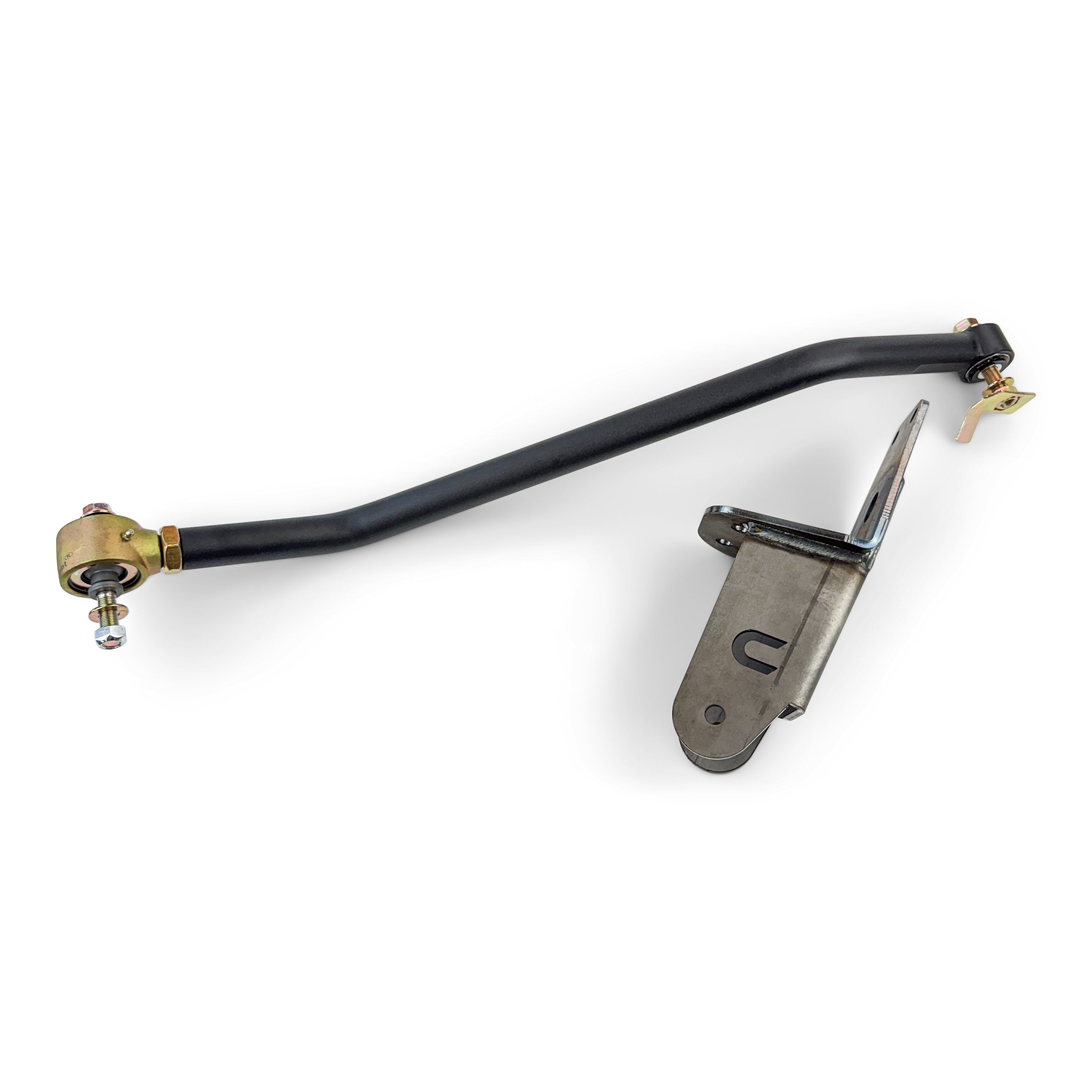 Heavy-duty adjustable panhard bar with mounting bracket for off-road vehicle suspension